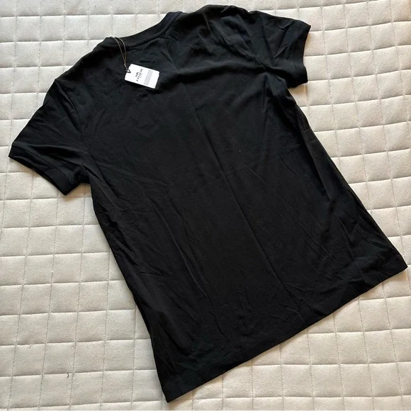 Coach Women’s Black Tee with Yellow Pac-Man Signature Design - Picture 4 of 4